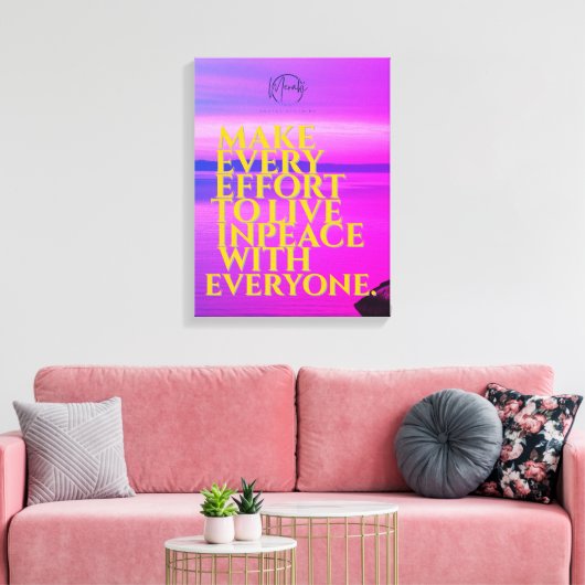 Verpakking Canvas Afdruk (Insitu (Woonkamer))