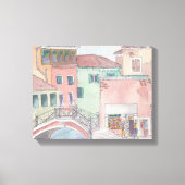 Verpakking Canvas "Waterverf Sketch/Venice Italy (Voorkant)