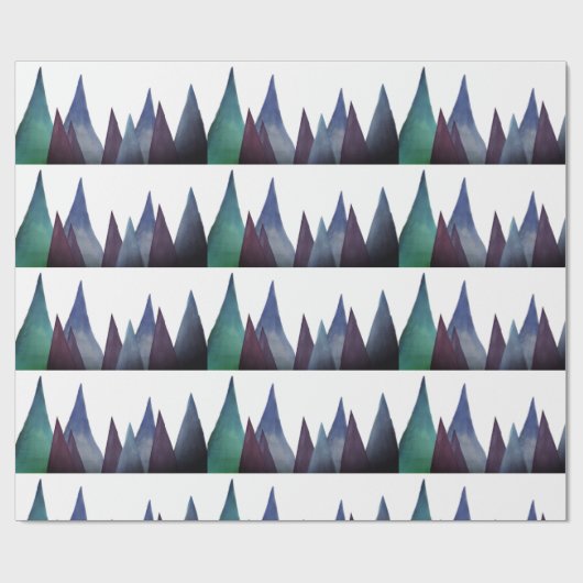 Verpakking Papier Blauw Bovenkant (Vlak)