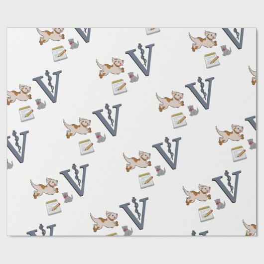 Verpakking Papier Dierenarts (Vlak)