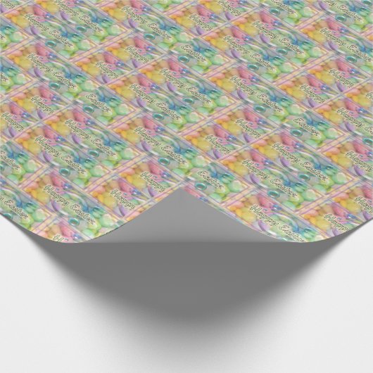Verpakking papier Rl. Vrolijk Pasen in Pastels (Hoek)