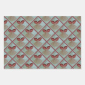 Verpakking Papier set van 3 vellen Pinecones (Voorkant 2)