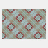 Verpakking Papier set van 3 vellen Pinecones (Voorkant 3)