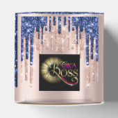 Verpakking Roos Drip Blue Navy Beauty Bedankdoosjes (Bovenkant)