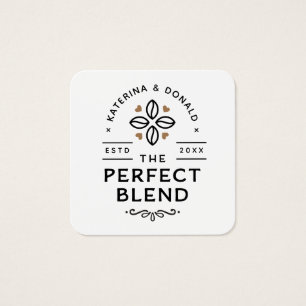 Verpakking van 100 Het perfecte gemengde Label voo Vierkante Visitekaartjes