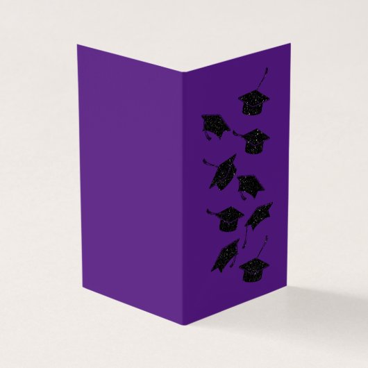 Verpakking van 25 Glitter Afstuderen Kaarten (Buitenkant)