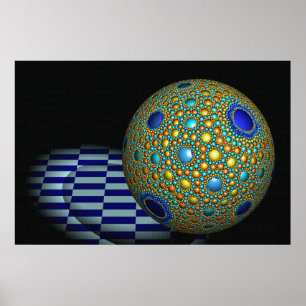 Verpakking van de apollinische bol poster