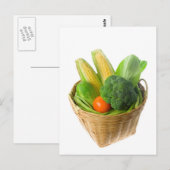 Verpakking van groenten briefkaart (Voorkant / Achterkant)