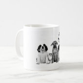 VERPAKKING VAN HONDENKOFFIE/TEA-MOK ZEGT GOEDE MOR KOFFIEMOK (Voorkant links)