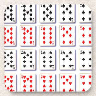 Verpakking van Kaart op wit Bier Onderzetter