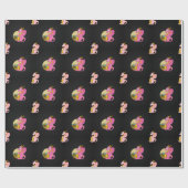 Verpakking van papier met drakencartoon (Vlak)