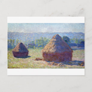 Verpakkingen van tarwe (einde van de zomer), Monet Briefkaart