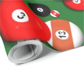Verpakkingspapier - Billiards Cadeaupapier (Rol Hoek)