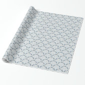 Verpakkingspapier - Blauwe mariniers op beton Cadeaupapier (Uitgerold)