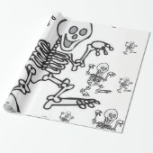 Verpakkingspapier Halloween Cadeaupapier (Uitgerold)