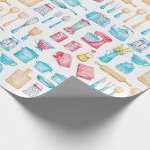 Verpakkingspapier - keukengereedschap cadeaupapier (Hoek)