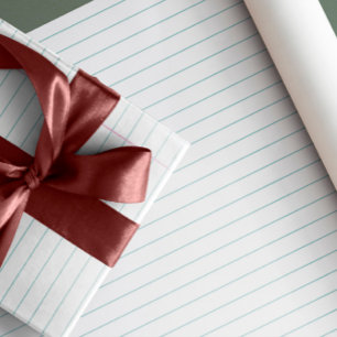 Verpakkingspapier met breed Notitieboek Cadeaupapier