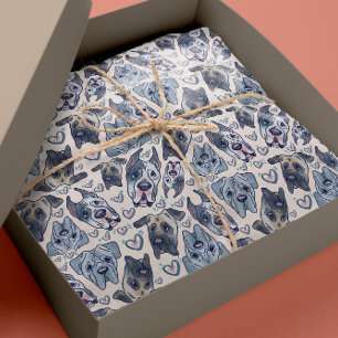 Verpakkingspapier met groot gesteente handgeschild cadeaupapier