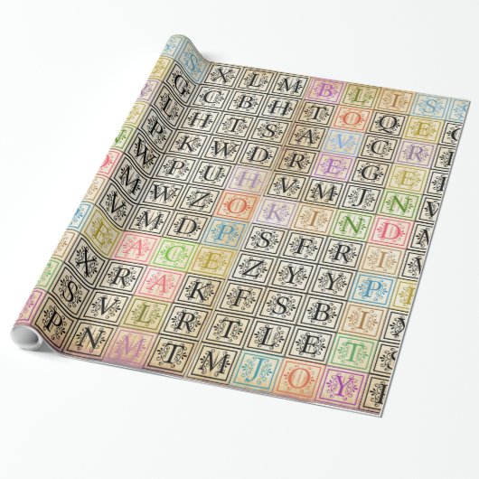 verpakkingspapier met motivatie woorden cadeaupapier (Uitgerold)