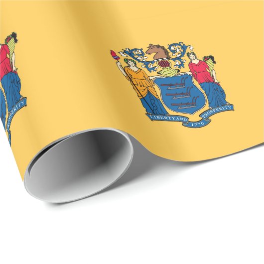 Verpakkingspapier met vlag van New Jersey Cadeaupapier (Rol Hoek)