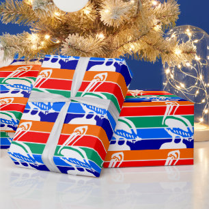 Verpakkingspapier met Vlag van Sint-Petersburg Cadeaupapier