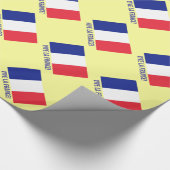 verpakkingspapier onder Franse vlag | Vive la Fran Cadeaupapier (Hoek)