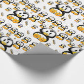 Verpakkingspapier Penguin Cadeaupapier (Hoek)