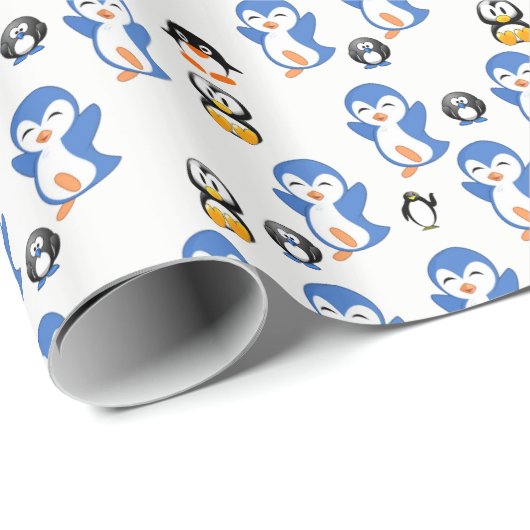 Verpakkingspapier Penguin Cadeaupapier (Rol Hoek)