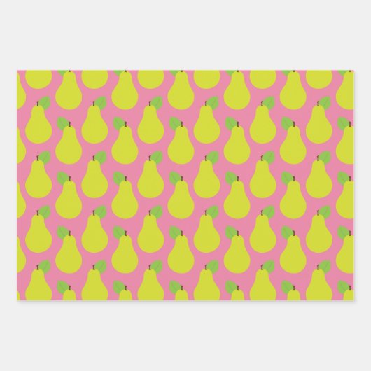 Verpakkingspapier | Perfecte peren Inpakpapier Vel (Voorkant)