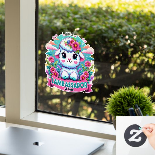 Verpakkingspapier Raamsticker (Kantoor)