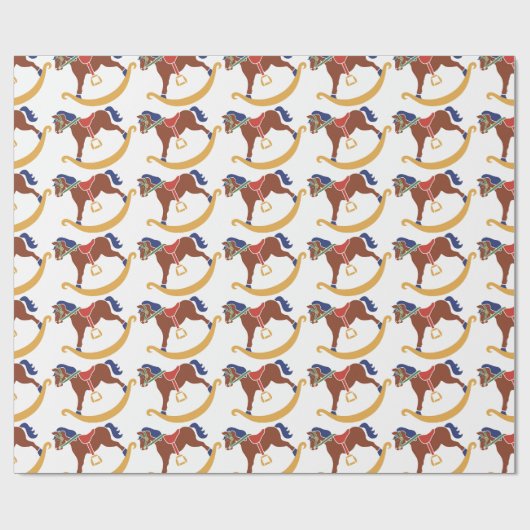 Verpakkingspapier - Rockpaard Cadeaupapier (Vlak)