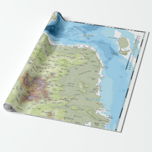 Verpakkingspapier - San Francisco Topo Cadeaupapier
