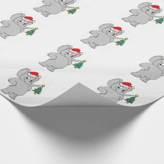 Verpakkingspapier/Santa Elephant Cadeaupapier
