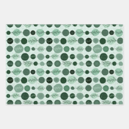 Verpakkingspapier Set van 3 vellen abstract patroo