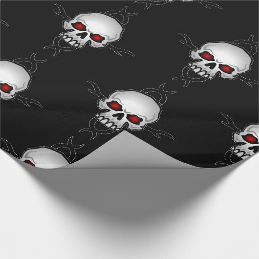 Verpakkingspapier Skulls Cadeaupapier (Hoek)