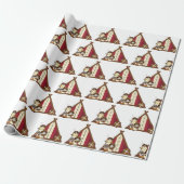 Verpakkingspapier - Viking Warrior Cadeaupapier (Uitgerold)
