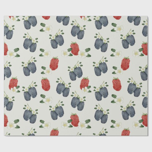 Verpakkingspapier voor bessen cadeaupapier (Vlak)