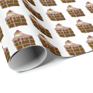 Verpakkingspapier voor chocolade-Cake Cadeaupapier