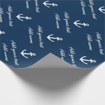 Verpakkingspapier voor de gepersonaliseerde nautis