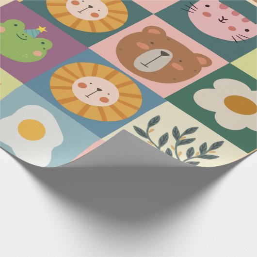 Verpakkingspapier voor dieren die patchwork gebrui cadeaupapier (Hoek)