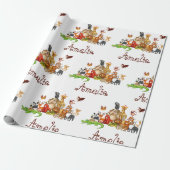 Verpakkingspapier voor gepersonaliseerde Kinderen Cadeaupapier (Uitgerold)