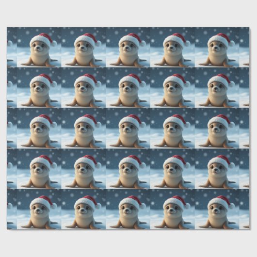 verpakkingspapier voor kerstzegels cadeaupapier (Vlak)