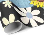 Verpakkingspapier Zonnebloem Cadeaupapier (Rol Hoek)