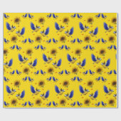 Verpakkingspapier Zonnebloem Cadeaupapier (Vlak)