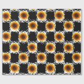 Verpakkingspapier Zonnebloem Cadeaupapier (Vlak)