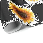 Verpakkingspapier Zonnebloem Cadeaupapier (Rol Hoek)