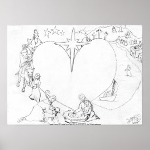 Verpakt in de armen van zijn liefde poster