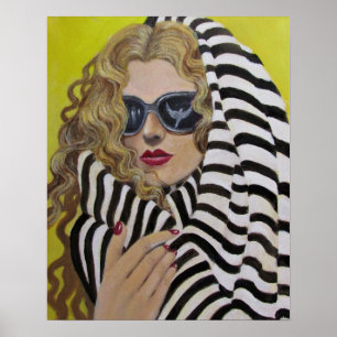 Verpakt in een handdoek/Poster Poster