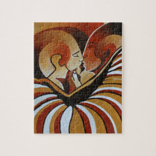 Verpakt in een liefdeszak legpuzzel