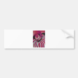 verpakt in een magenta mandje liefde bumpersticker